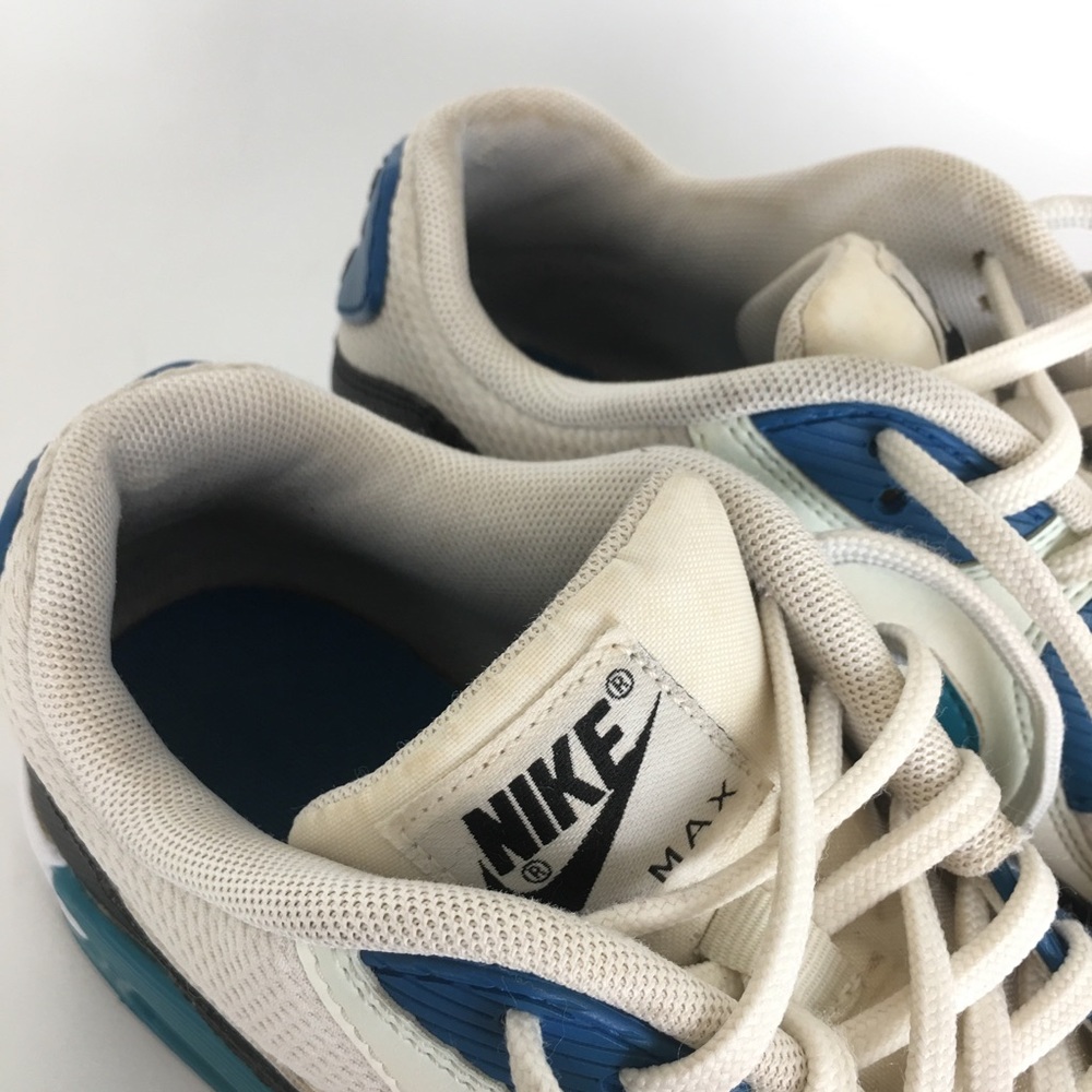 Nike Air Max 90s OG Women’s Shoes Blue White Sneakers Women’s Size 9 - Picture 14 of 15